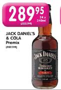 Jack Daniel's & Cola Premix-24 x 340ml