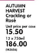 Autumn Harvest Crackling Or Rose-12x750ml Each