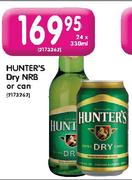 Hunter's Dry NRB or Can-24 x 330ml