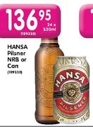 Hansa Pilsenser NRB or Can-24 x 330ml