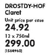 Drostdy-Hof Claret-12 x 750ml