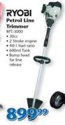 Ryobi Petrol Line Trimmer-Each
