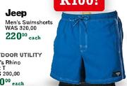 Jeep Men's Swimshorts-Each 