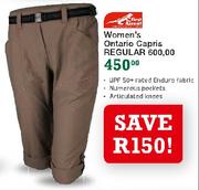 First Ascent Women's Ontario Capris