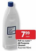 PnP No Name All Purpose Cleaner Assorted-750ml Each