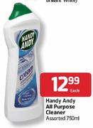 Handy Andy All Purpose Cleaner Assorted - 750ml Each 