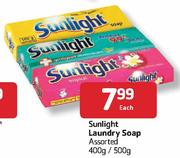 Sunlight Laundry Soap Assorted-400g/500g Each