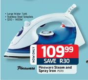 Pineware Steam & Spray Iron