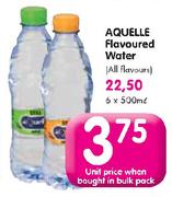 Aquelle Flavoured Water(All Flavours)-500ml Each
