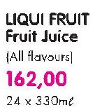 Liqui Fruit Juice (All Flavours)-24 x 330ml