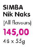 Simba Nik Naks (All Flavours)-48 x 55g