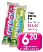 PVM Energy Bar-45g Each