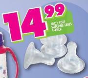 Jolly Tots Silicone Teats-4 Pack