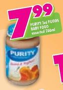 Purity 3rd Foods Baby Food Assorted-200ml
