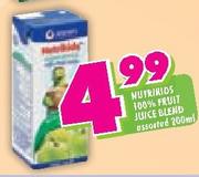 Nutrikids 100% Fruit Juice Blend Assorted-200ml
