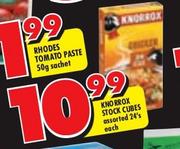 Knorrox Stock Cubes Assorted-24's Each