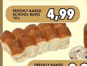 Freshly Baked School Buns -10's
