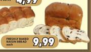 Freshly Baked Raisin Bread-Each