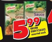  Knorr Gravy/Sauce Assorted-Each