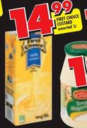 First Choice Custard Assorted-1Ltr Each