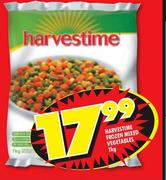 Harvestime Frozen Mixed Vegetables-1Kg Each