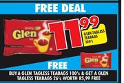 Glen Tagless Teabags-100's 