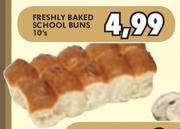 Freshly Baked School Buns-10's