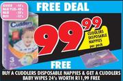Cuddlers Disposable Nappies Maxi-50's-Per Pack