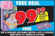 Cuddlers Disposable Nappies Maxi Plus-48's-Per Pack