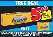 Rave Laundry Soap-500gm