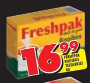 Freshpak Rooibos Teesakkies-80's