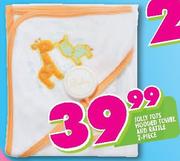 Jolly Tots Hooded Towel And Rattle-2 Piece