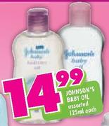 Johnson's Baby Oil-125Ml Each