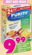 Purity 2nd/3rd Foods Baby Cereal-200Gm Each