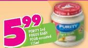 Purity 2nd Foods Baby Food-125Ml