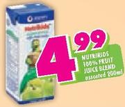 Nutrikids 100% Fruit Juice Blend-200Ml