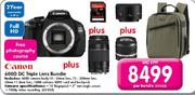Canon 600D DC Triple Lens Bundle-Per Bundle