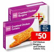 PnP Chicken Burgers & Chicken Cutlets-400g