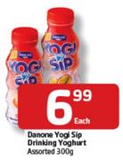 Danone Yogi Sip Drinking Yoghurt Assorted-300g Each