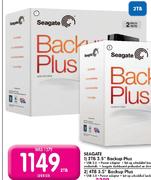 Seagate 2TB 3.5" Backup Plus-Each