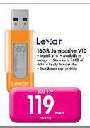 Lexar 16GB Jump Drive (V10)-Each