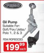  Femo Oil Pump-Each