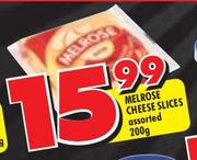 Melrose Cheese Slices Assorted-200g