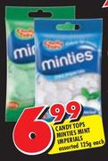 Candy Tops Minties Mint Imperials Assorted-125g Each