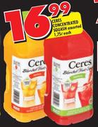Ceres Concentrated Squash-1.75Ltr Each