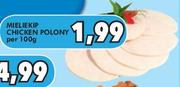 Mielekip Chicken Polony-Per 100gm