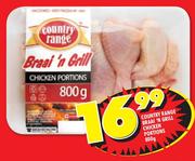 Country Range Braai 'N Grill Chicken Portions-800gm