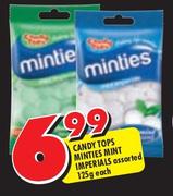 Candy Tops Minties Mint Imperials-125gm Each