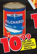 Cape Point Pilchards In Tomato Sauce-400gm/425gm