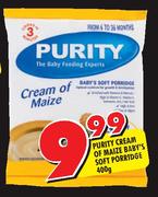 Purity Cream Of Maize Baby's Soft Porridge-400gm